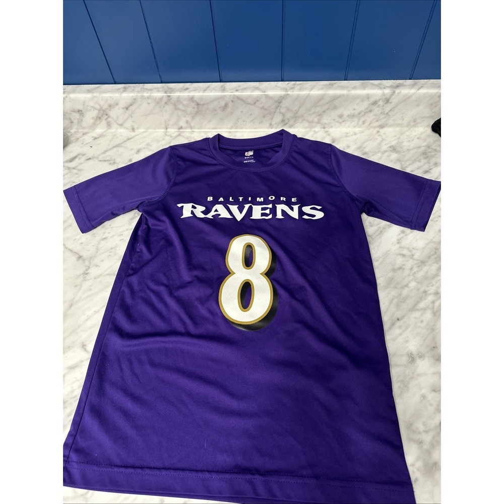 Youth Small‎ NFL Lamar Jackson Ravens T-Shirt Jersey (Used)